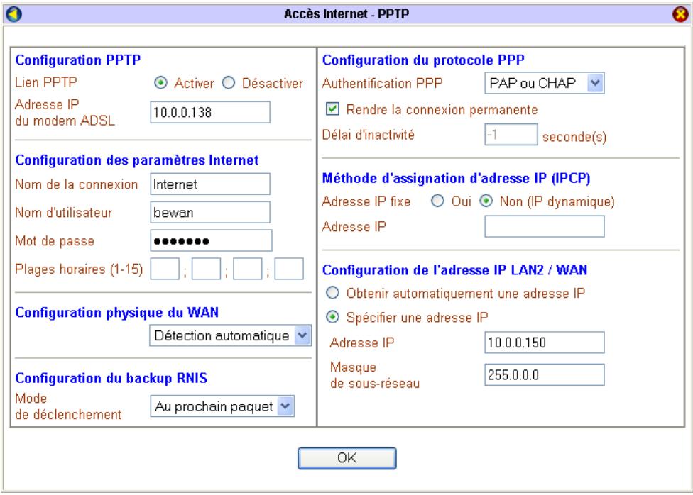 BEWAN VPN BOOSTER 32VG - Connexion Internet via le protocole PPTP - 1
