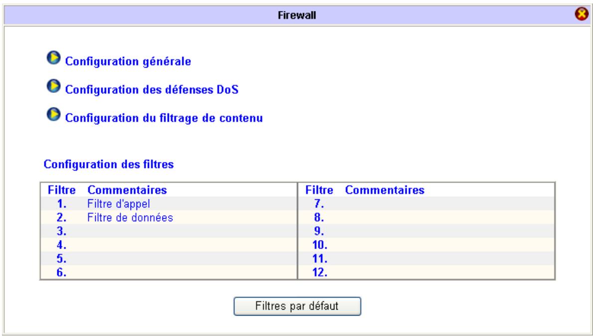 BEWAN VPN BOOSTER 32VG - Paramétrage d'un contrôle - 1