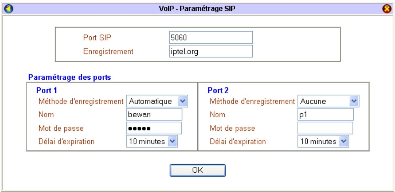 BEWAN VPN BOOSTER 32VG - Paramétrage du routeur situé dans l'Agence principale : - 1