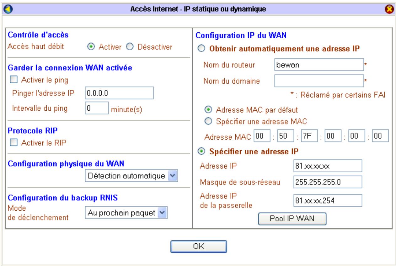 BEWAN VPN BOOSTER 32VG - Connexion Internet en IP statique ou dynamique - 1