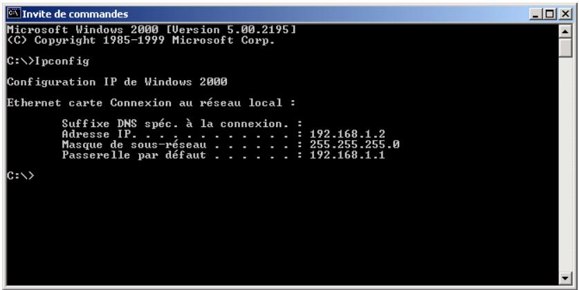 BEWAN VPN BOOSTER 32VG - Ipconfig - 1