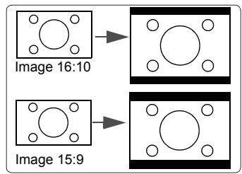 VIEWSONIC PJD6253, PJD6383, PJD6553W, PJD6683W - À propos du format - 2