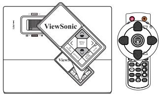 VIEWSONIC PJD6253, PJD6383, PJD6553W, PJD6683W - Correction trapézoidale - 1