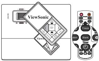 VIEWSONIC PJD6253, PJD6383, PJD6553W, PJD6683W - Masquage de l'image - 1