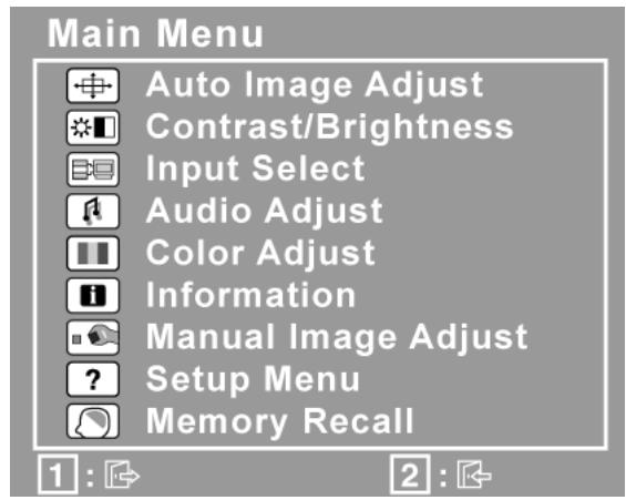 VIEWSONIC VA1912MA-LED - Suivez les instructions pour ajuster l'image à l'écran : - 1
