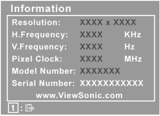VIEWSONIC VA1912MA-LED - Contrôle Explication - 10