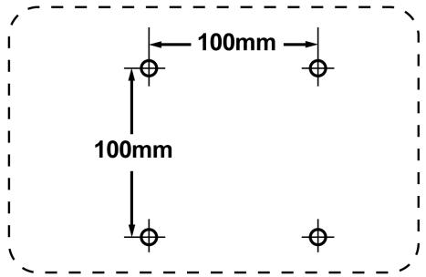 VIEWSONIC VG2732M-LED - Installation du support mural (optionnel) - 1