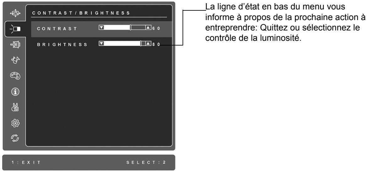 VIEWSONIC VG2732M-LED - Suivez les instructions pour ajuster l'image à l'écran : - 2