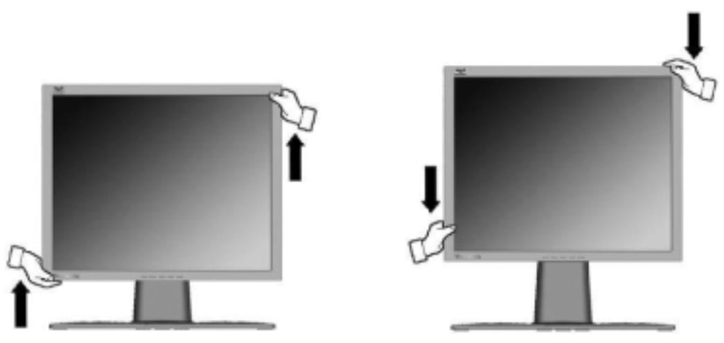 VIEWSONIC VG2732M-LED - Pour monter ou descendre l'écran - 1