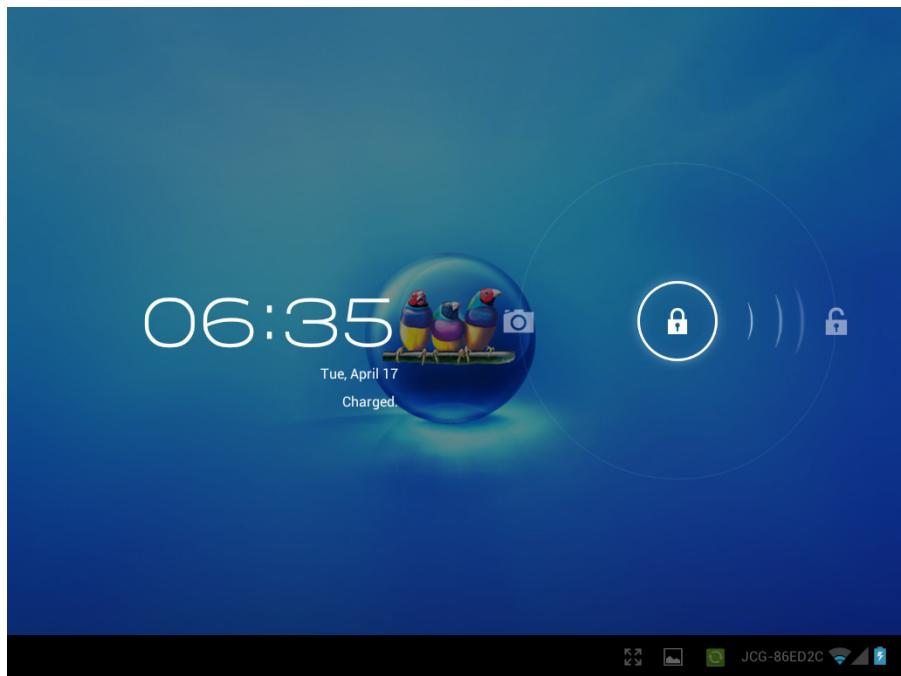 VIEWSONIC VIEWPAD E100 - Pour déverrouiller l'écran - 1