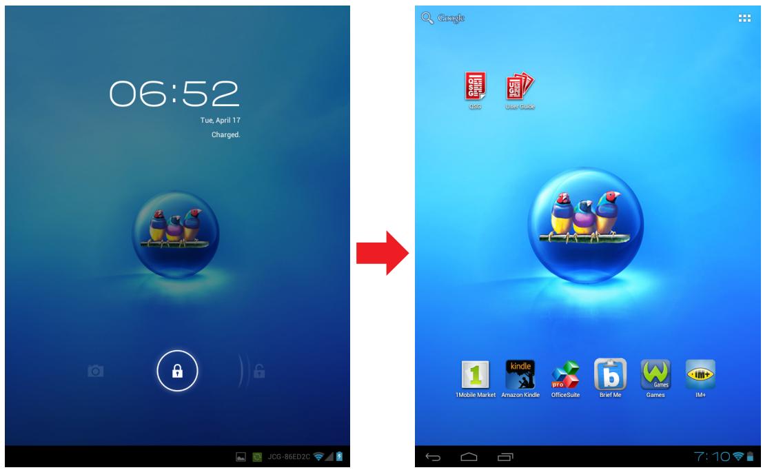 VIEWSONIC VIEWPAD E100 - Définir le mode Écran - 1