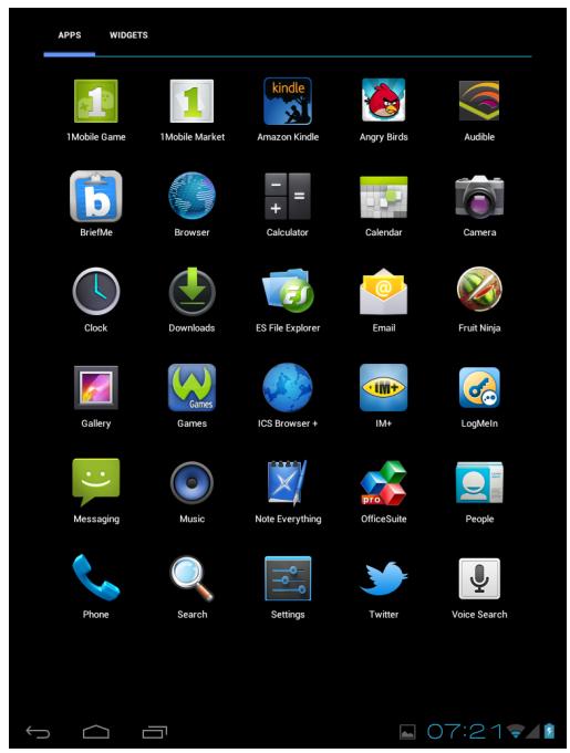 VIEWSONIC VIEWPAD E100 - Pour supprimer des widgets - 1