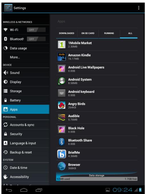 VIEWSONIC VIEWPAD E100 - Supprimeruneapplication - 1