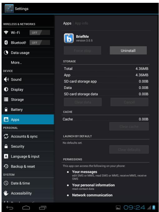 VIEWSONIC VIEWPAD E100 - Supprimeruneapplication - 3