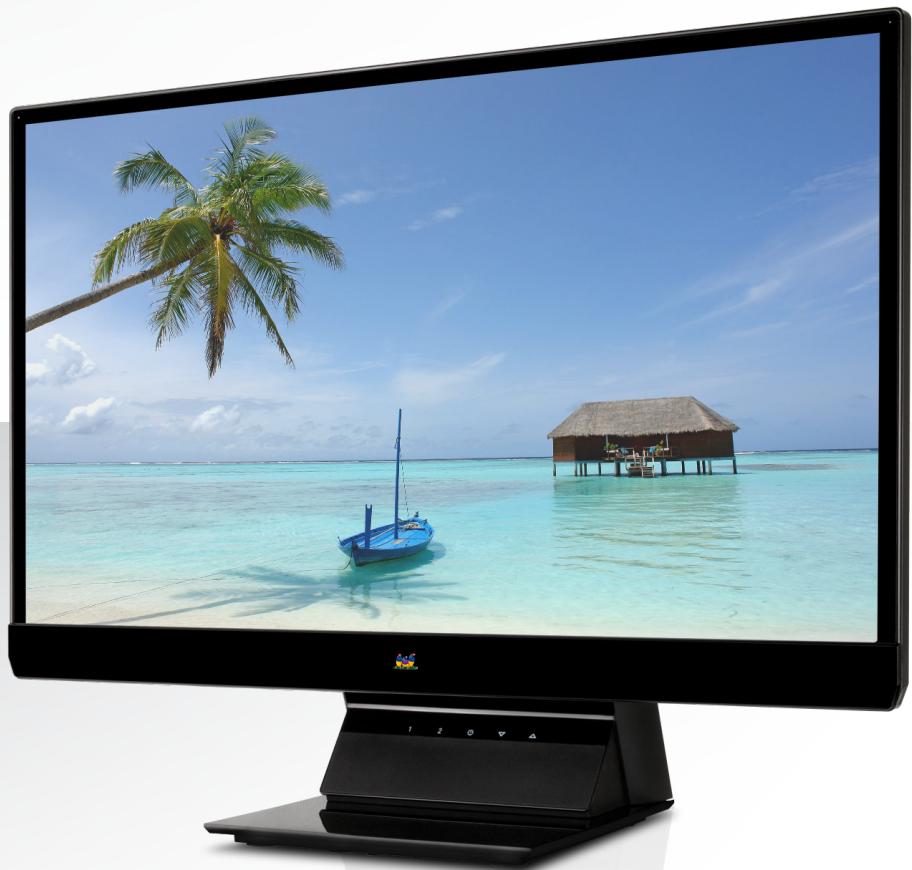 VIEWSONIC VX2770SMH-LED - Écran à DEL sans cadre de 22 po (21,5 po d'affichage) - 1