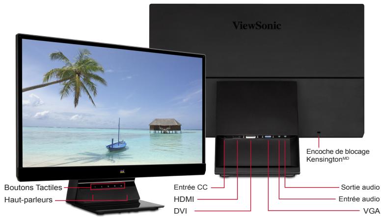 VIEWSONIC VX2770SMH-LED - Retroéclairage à DEL et mode « Éco » écologiques - 2