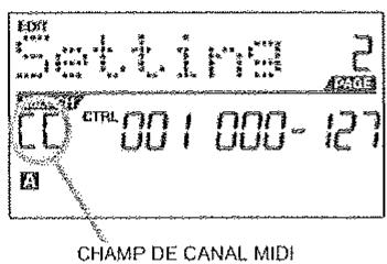 AKAI PRO MPK61 - Canal MIDI - 1