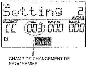 AKAI PRO MPK61 - Champ de changement de programme - 1