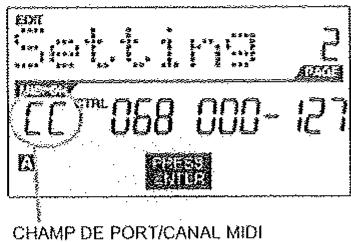 AKAI PRO MPK61 - Champ de canal MIDI - 1