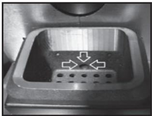 TECTRO TBH 558 - F.3.7 Nettoyage de l'échangeur thermique avec un grattoir (quotidien) - 3