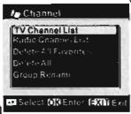 SIGMATEK DVBH-3000 - Menu list des chaînes - 1