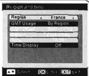 SIGMATEK DVBH-3000 - Pays et heure - 1
