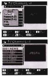 SIGMATEK DVBH-3000 - Liste des chaines tv (suite) - 1