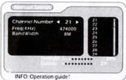 SIGMATEK DVBR-155 - Recherche manuelle (par canal) - 1