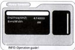 SIGMATEK DVBR-155 - Recherche avancée (par fréquence) - 1