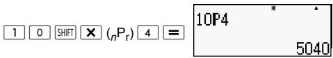 HP 300S X 30,  300S X 45 - Permutation (_nP_r) and Combination (_nC_r) - 1