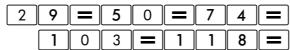 HP 300S X 30,  300S X 45 - Other types of Regression Calculation: - 2