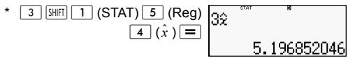 HP 300S X 30,  300S X 45 - Linear Regression Calculation: - 5