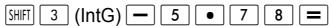 HP 300S X 30,  300S X 45 - The Integer Function and the Greatest Integer Function - 7