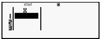HP 300S X 30,  300S X 45 - Rules for Inputting Sample Data on the STAT Editor Screen - 1