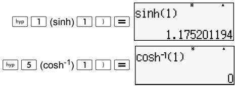 HP 300S X 30,  300S X 45 - Hyperbolic and Inverse Hyperbolic Functions - 1