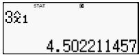HP 300S X 30,  300S X 45 - Quadratic Regression Calculation - 8