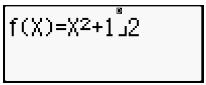 HP 300S X 30,  300S X 45 - Generating a Number Table from a Function (TABLE) - 2