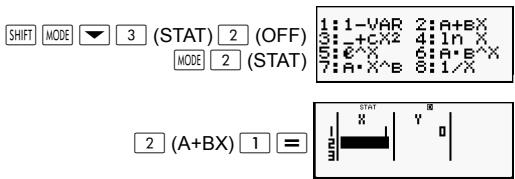 HP 300S X 30,  300S X 45 - Linear Regression Calculation: - 1