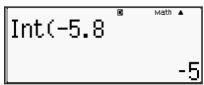 HP 300S X 30,  300S X 45 - The Integer Function and the Greatest Integer Function - 4