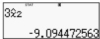 HP 300S X 30,  300S X 45 - Quadratic Regression Calculation - 9