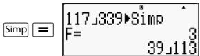 HP 300S X 30,  300S X 45 - Fraction Simplification Function - 3