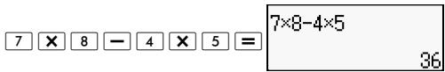 HP 300S X 30,  300S X 45 - Arithmetic Calculations - 1