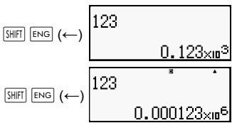 HP 300S X 30,  300S X 45 - Using Engineering Notation - 5