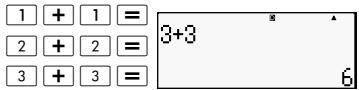 HP 300S X 30,  300S X 45 - Recalling Calculation History Memory Contents - 1