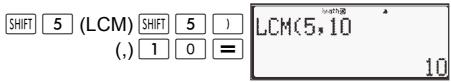 HP 300S X 30,  300S X 45 - Greatest Common Divisor and Least Common Multiple - 1