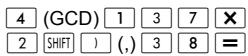 HP 300S X 30,  300S X 45 - Greatest Common Divisor and Least Common Multiple - 7