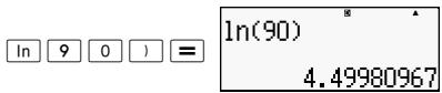 HP 300S X 30,  300S X 45 - Exponential Functions and Logarithmic Functions - 4