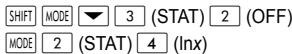 HP 300S X 30,  300S X 45 - Other types of Regression Calculation: - 1
