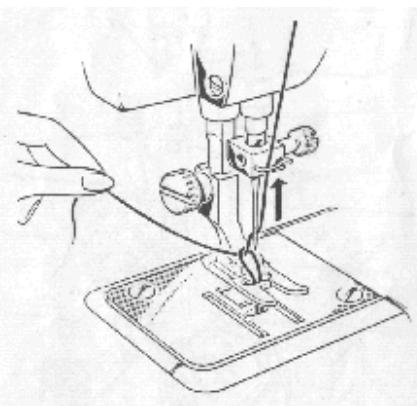 NECCHI 544 - Pour extraire le fil de la canette : - 3
