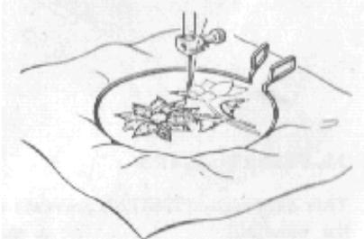 NECCHI 544 - BRODERIE AVEC LE CERCEAU - 1